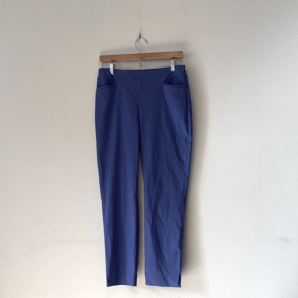 Blue Strait Legged Pants 4 Regular